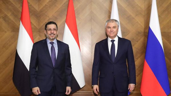 Вячеслав Володин и Ахмед бен Мубарак обсудили сотрудничество России и Йемена